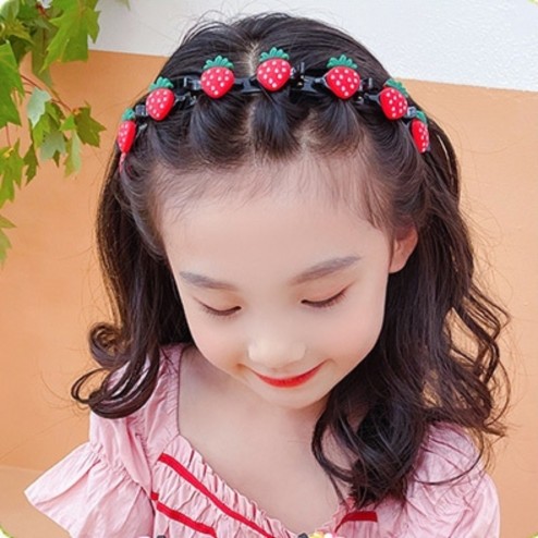 Diadema con Pinzas de Flor Multicolor