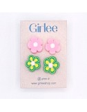 Set de aretes coloridos - 2 pares